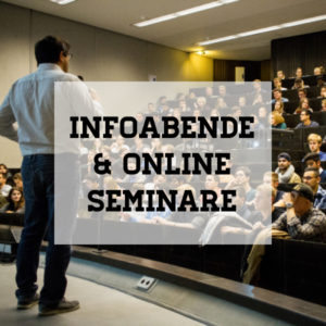 Infoabende & Online Seminare